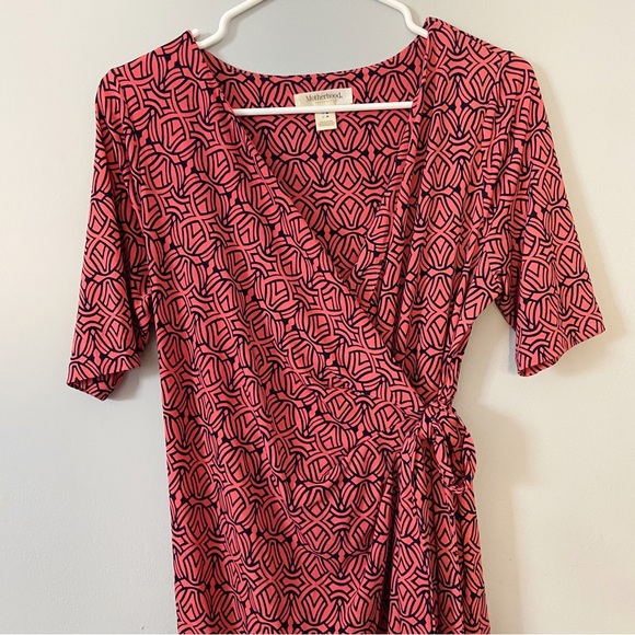 Motherhood Maternity Wrap Dress - M - Picture 2 of 3